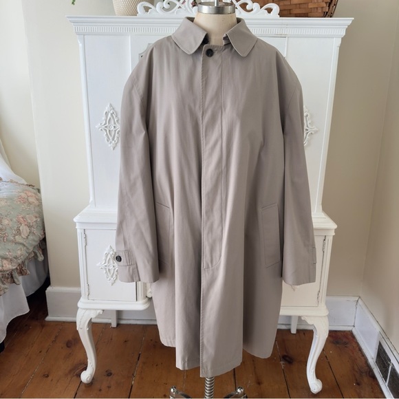 Men’s Vintage 90’s London Fog Insulated Trench Rain Coat - Picture 1 of 10